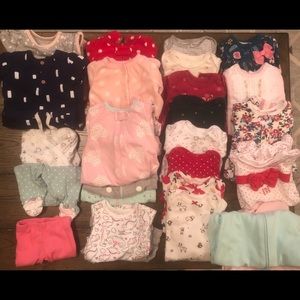 Lot of Newborn girl clothes